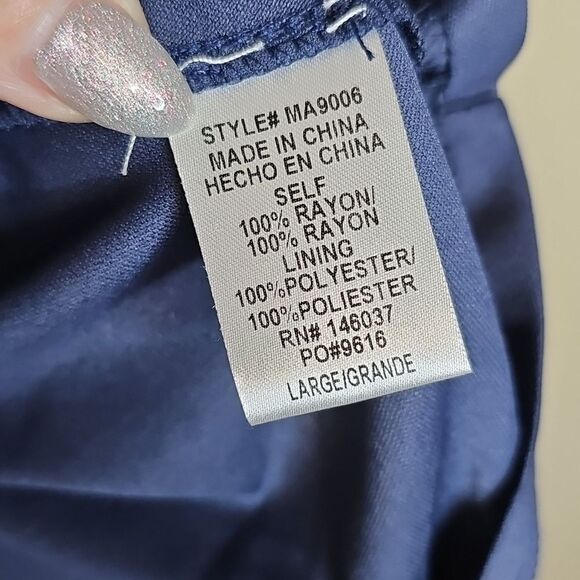 Fashion Nova Blue Holy Ship Maxi Dress Sleeveless Spaghetti Strap Large - Picture 7 of 9